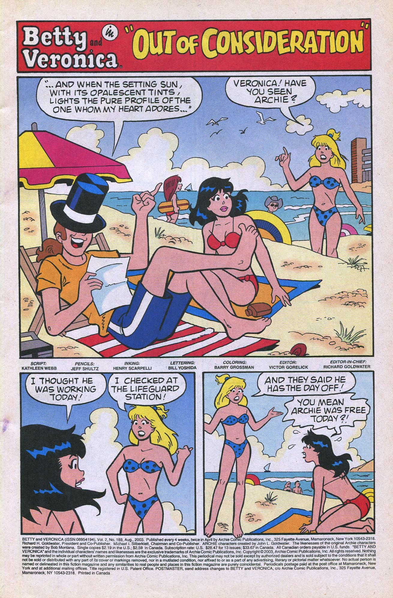 Read online Betty and Veronica (1987) comic -  Issue #189 - 3