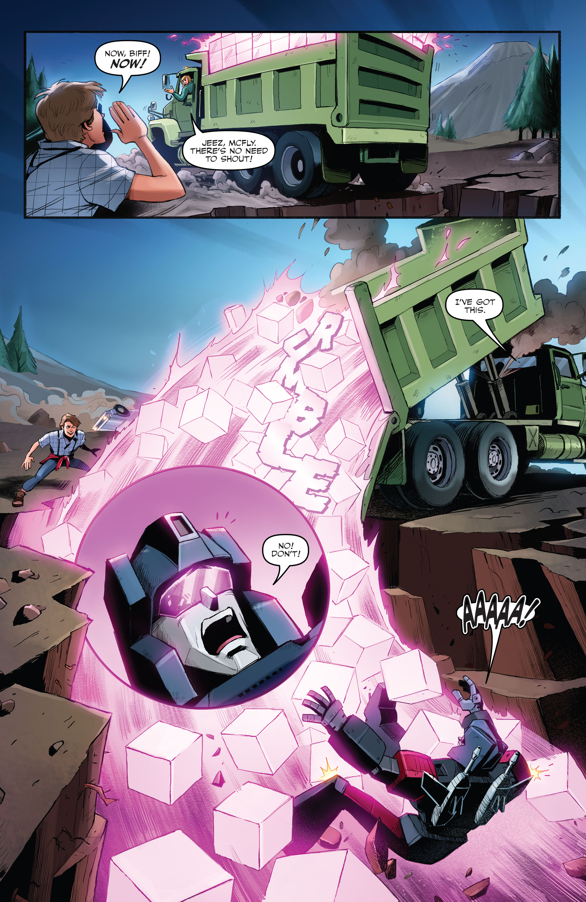 Read online Transformers: Back to the Future comic -  Issue #4 - 18
