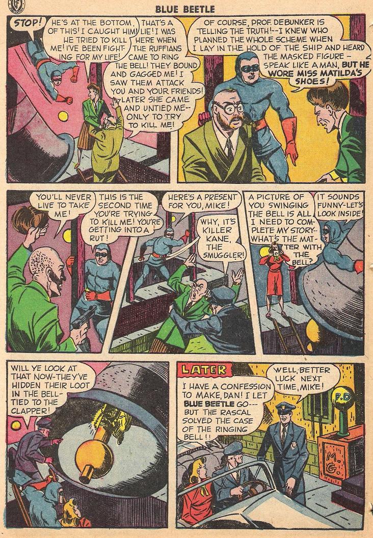 Read online The Blue Beetle comic -  Issue #38 - 48