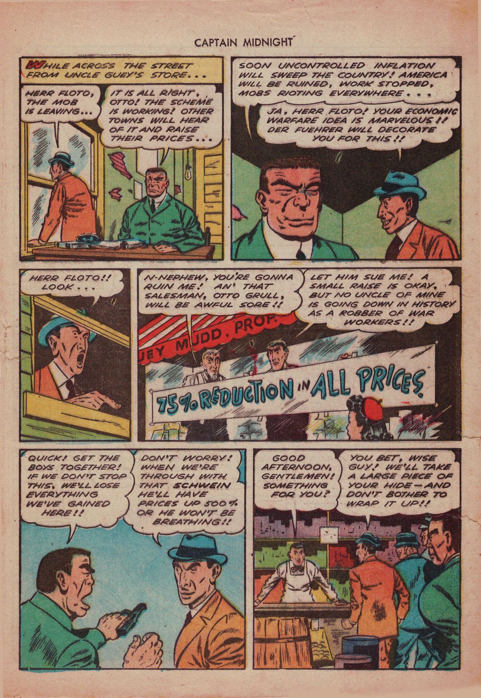 Read online Captain Midnight (1942) comic -  Issue #15 - 25