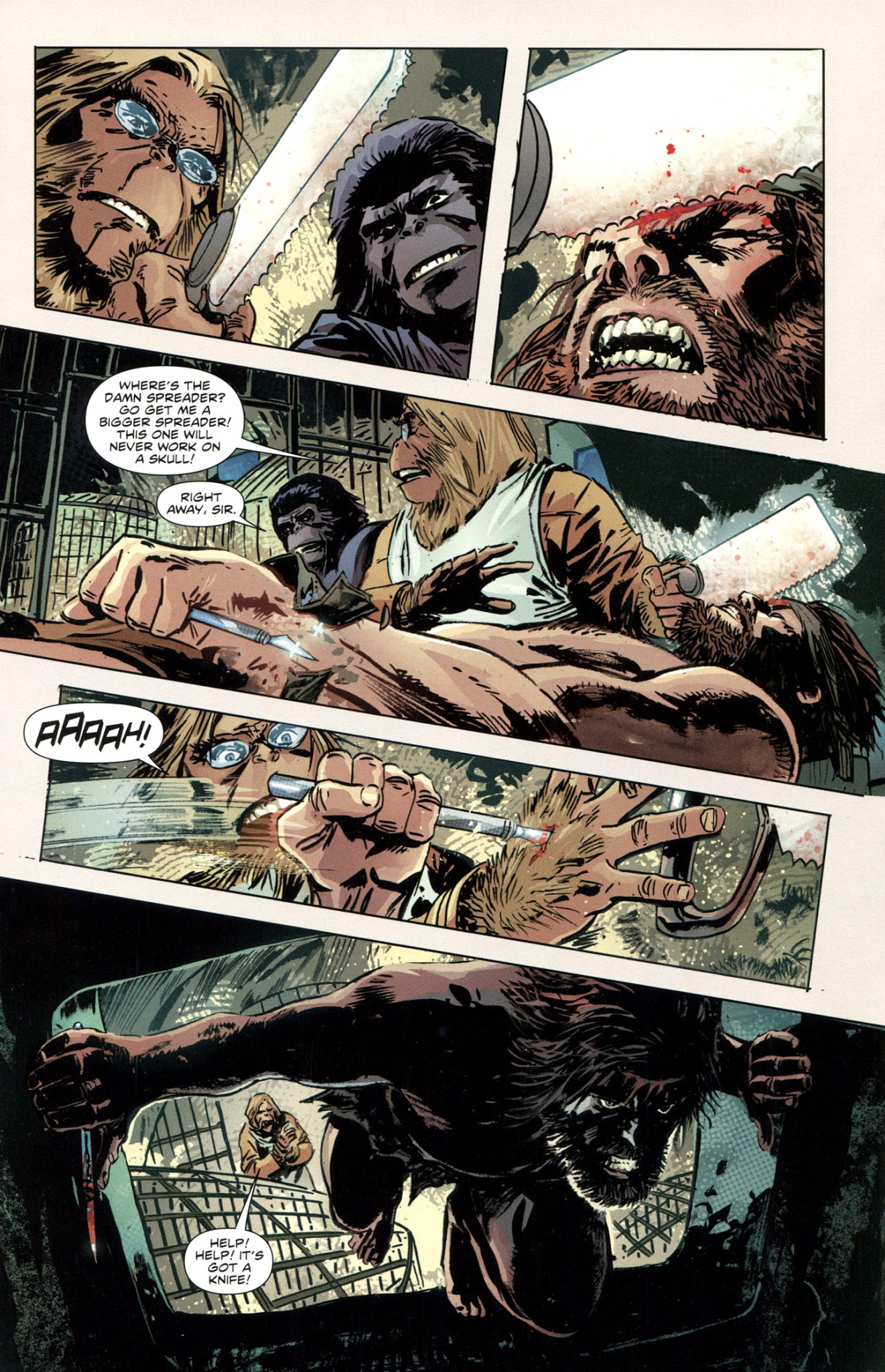 Read online Betrayal of the Planet of the Apes comic -  Issue #4 - 16
