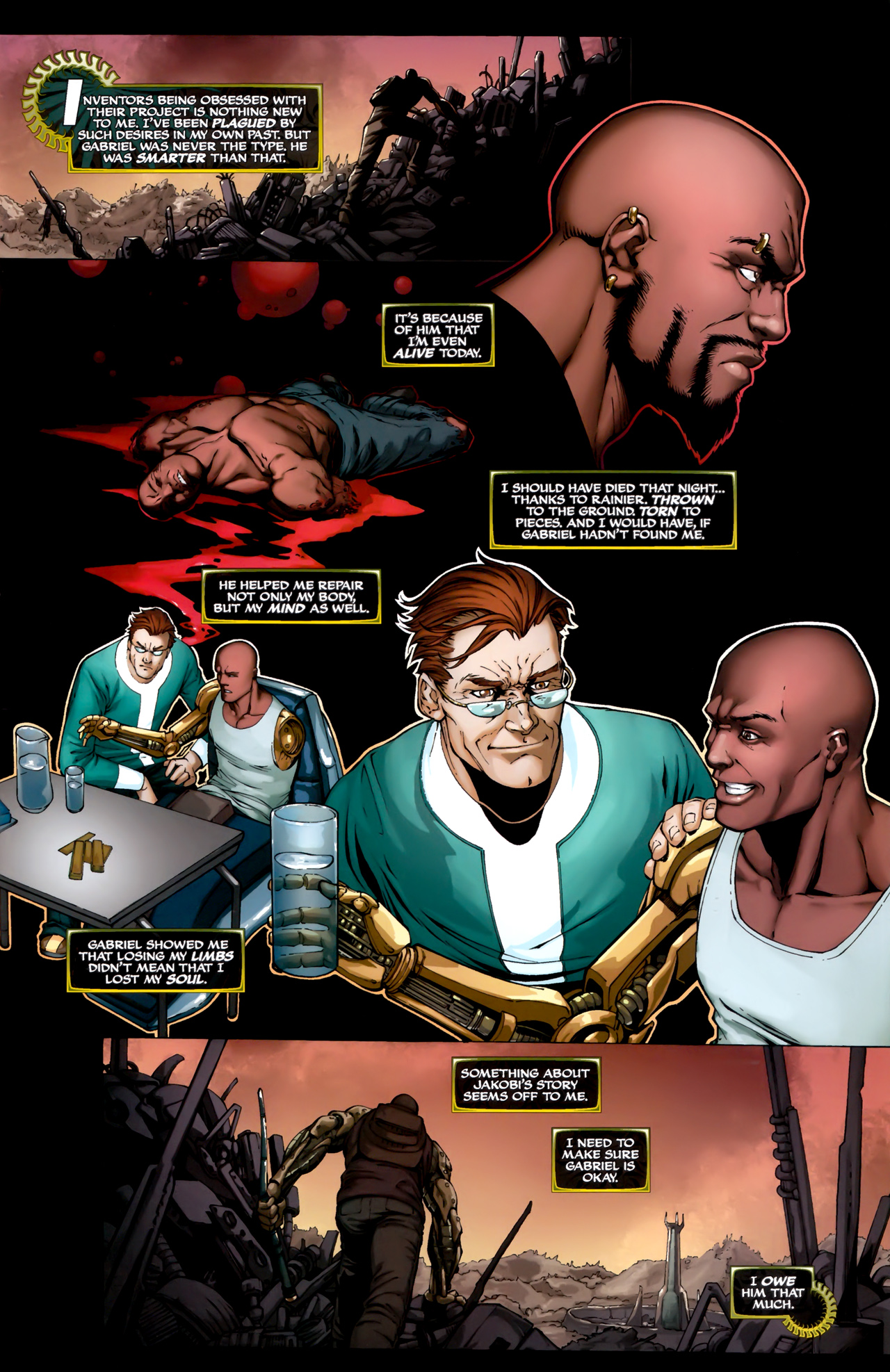 Read online Michael Turner's Soulfire (2009) comic -  Issue #2 - 10