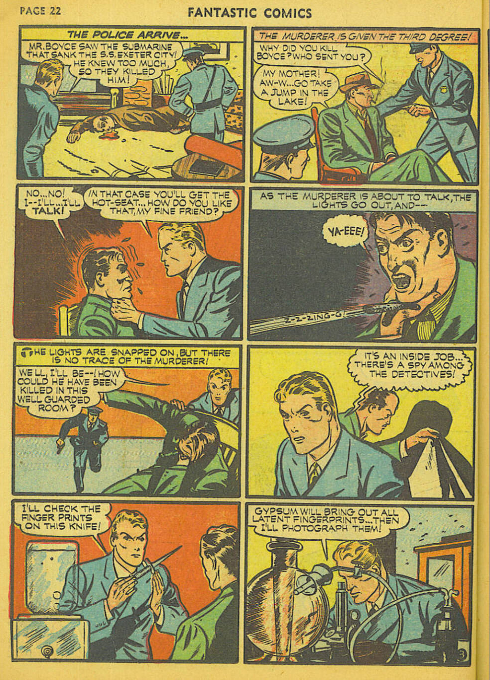 Read online Fantastic Comics comic -  Issue #15 - 16