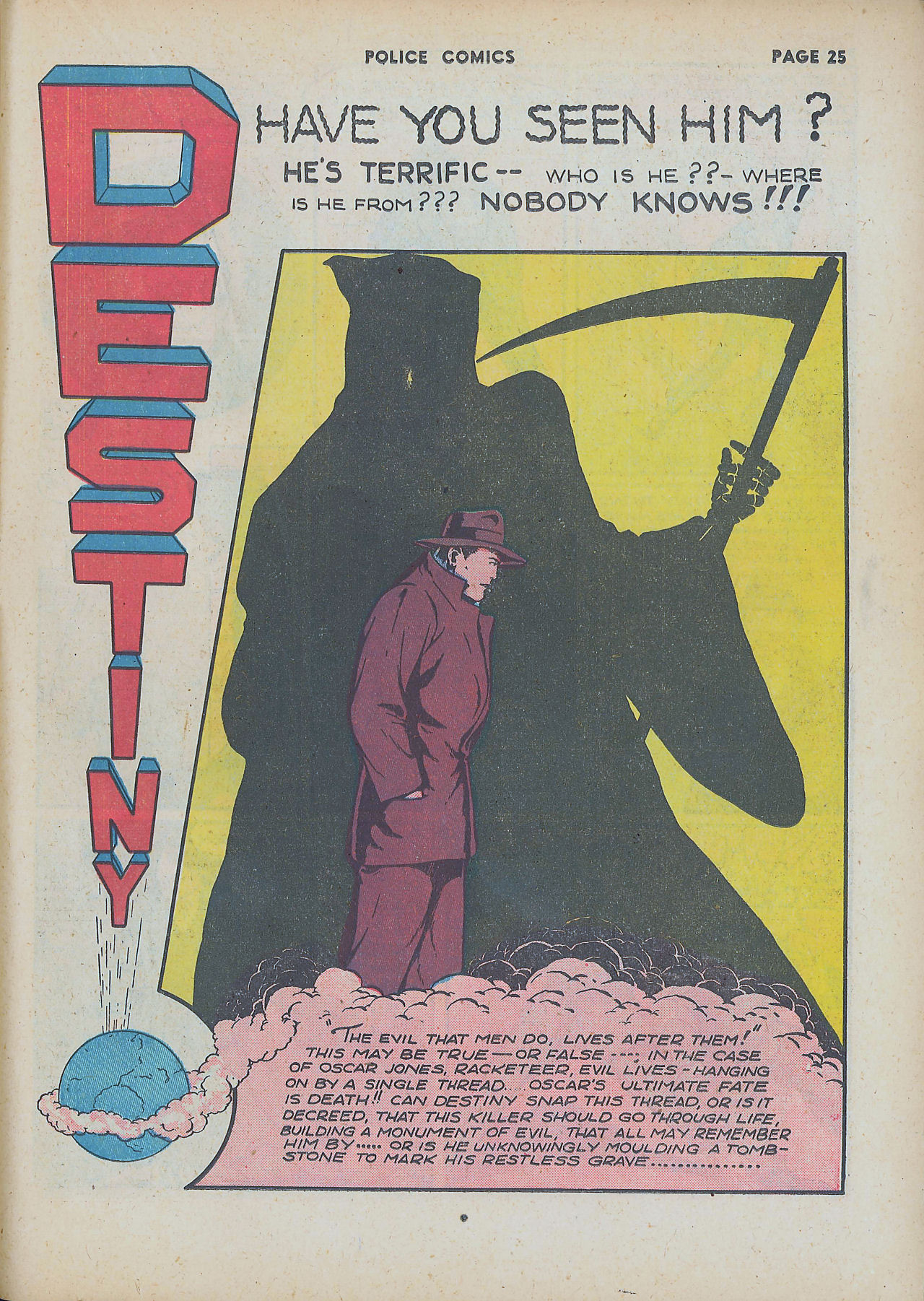 Read online Police Comics comic -  Issue #17 - 27