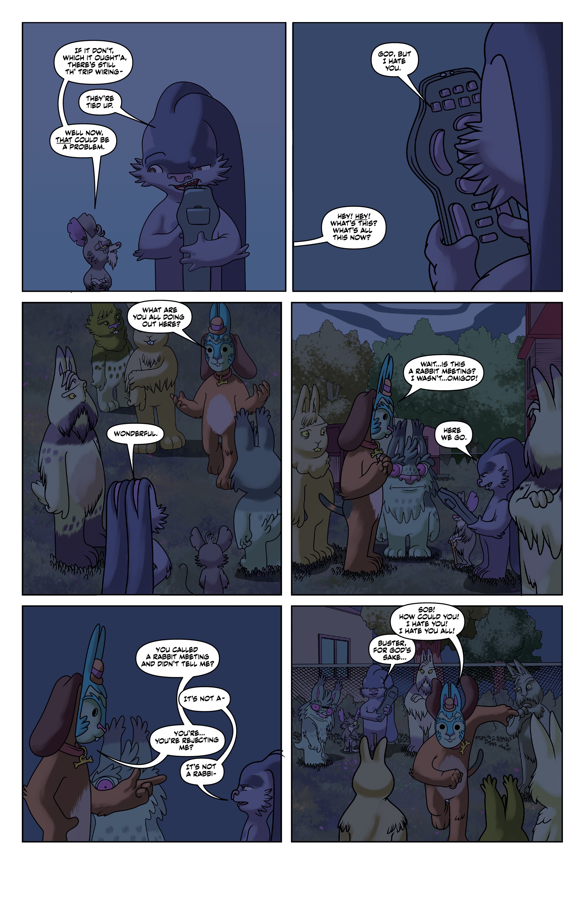 Read online Auntie Agatha's Home For Wayward Rabbits comic -  Issue #6 - 10