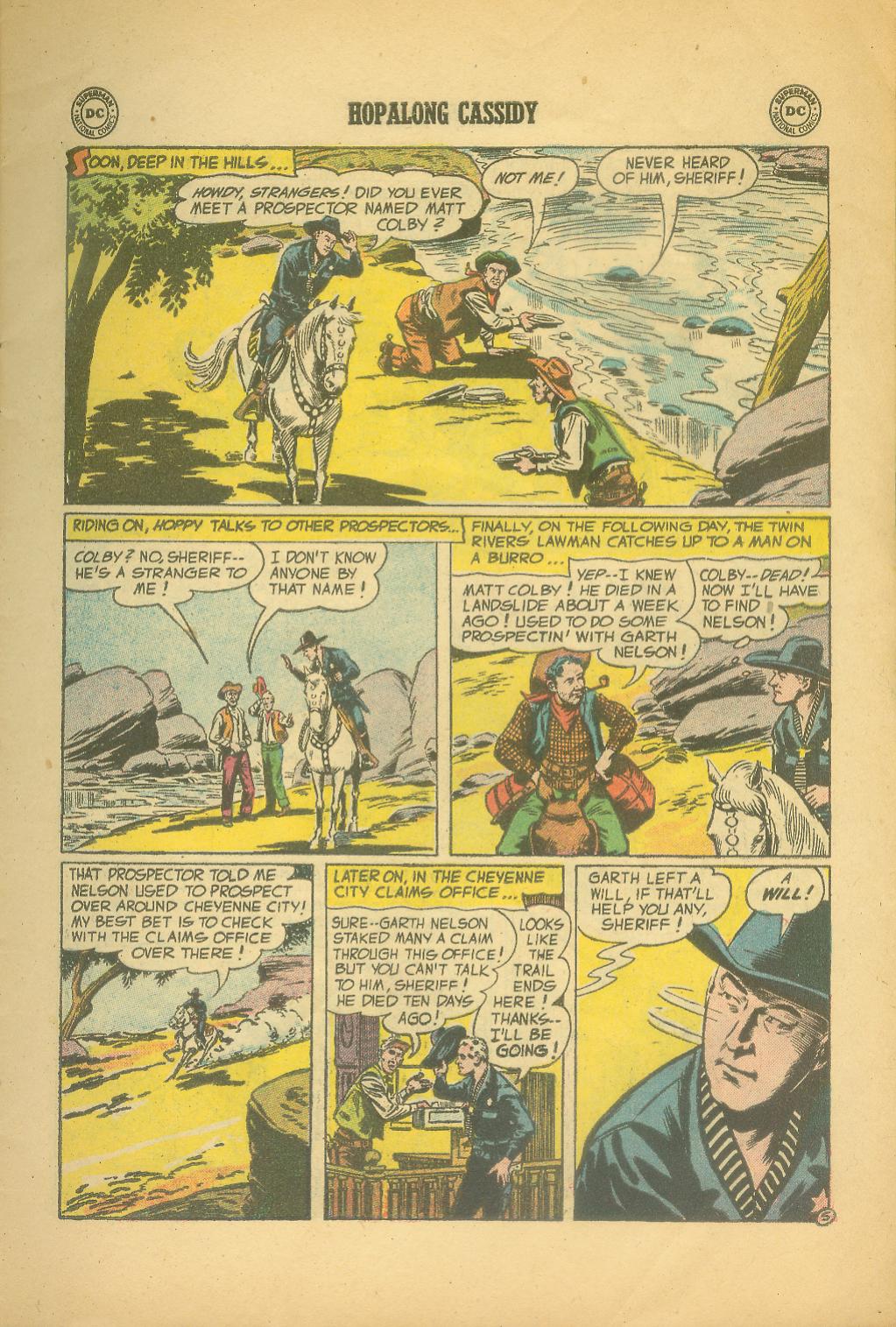 Read online Hopalong Cassidy comic -  Issue #106 - 7