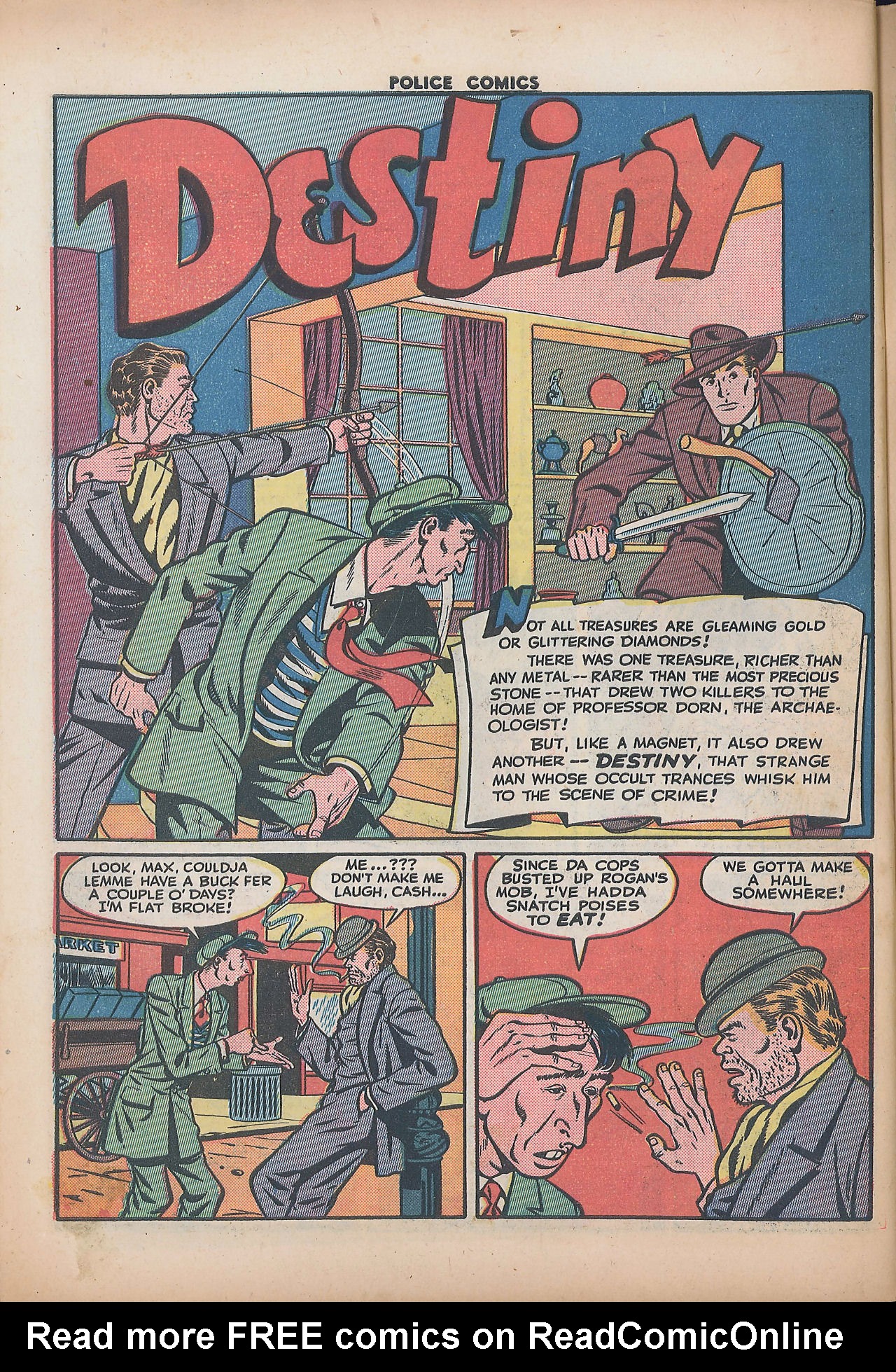 Read online Police Comics comic -  Issue #34 - 46