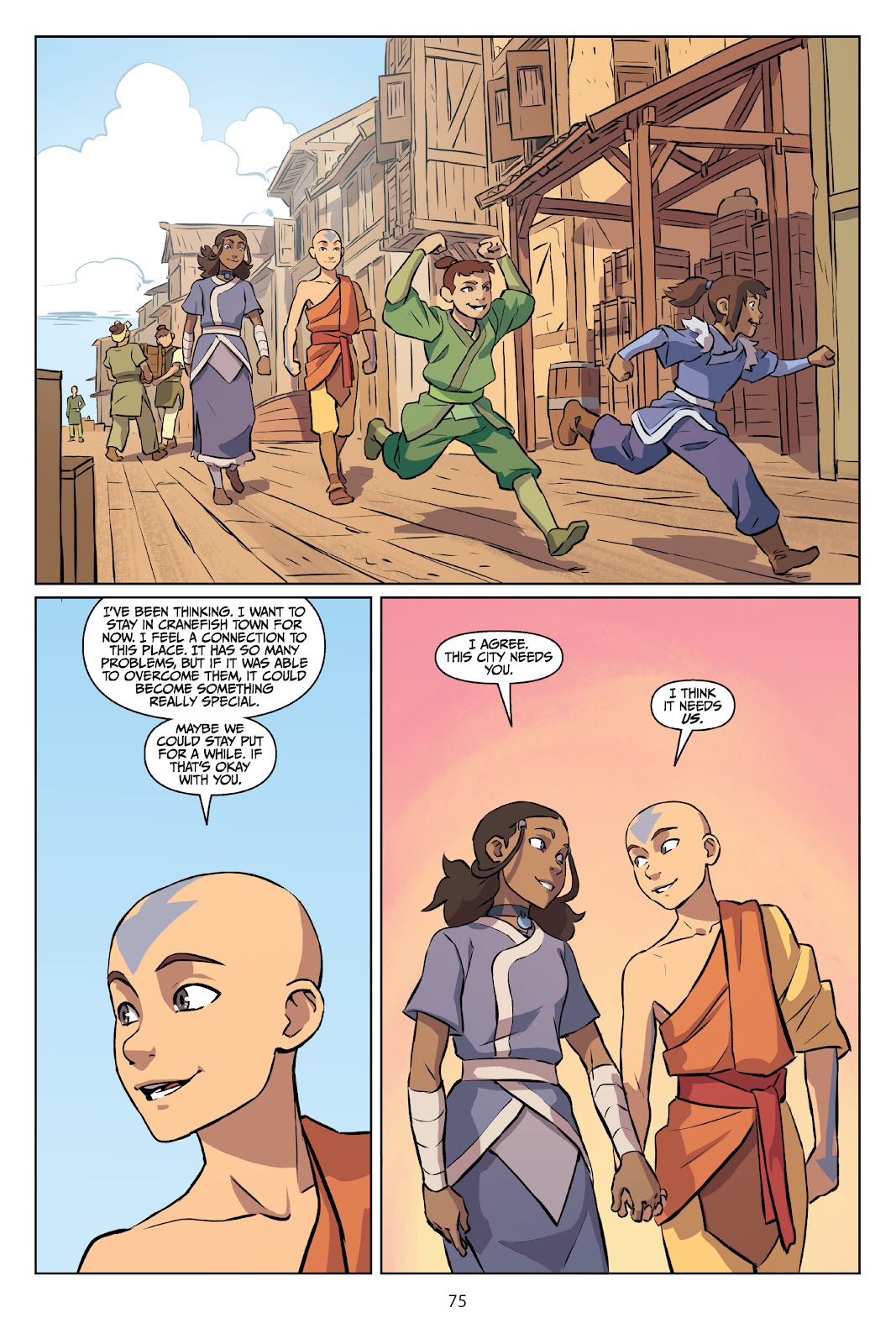 Read online Nickelodeon Avatar: The Last Airbender - Imbalance comic -  Issue # TPB 3 - 76