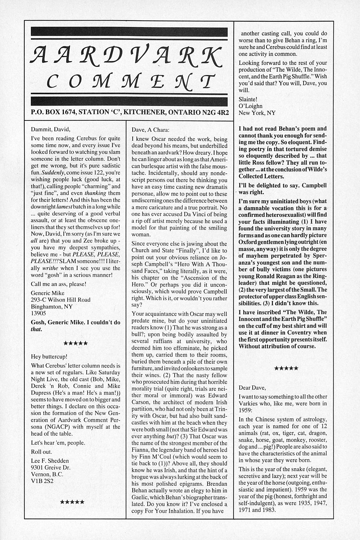Cerebus Issue #125 #124 - English 23