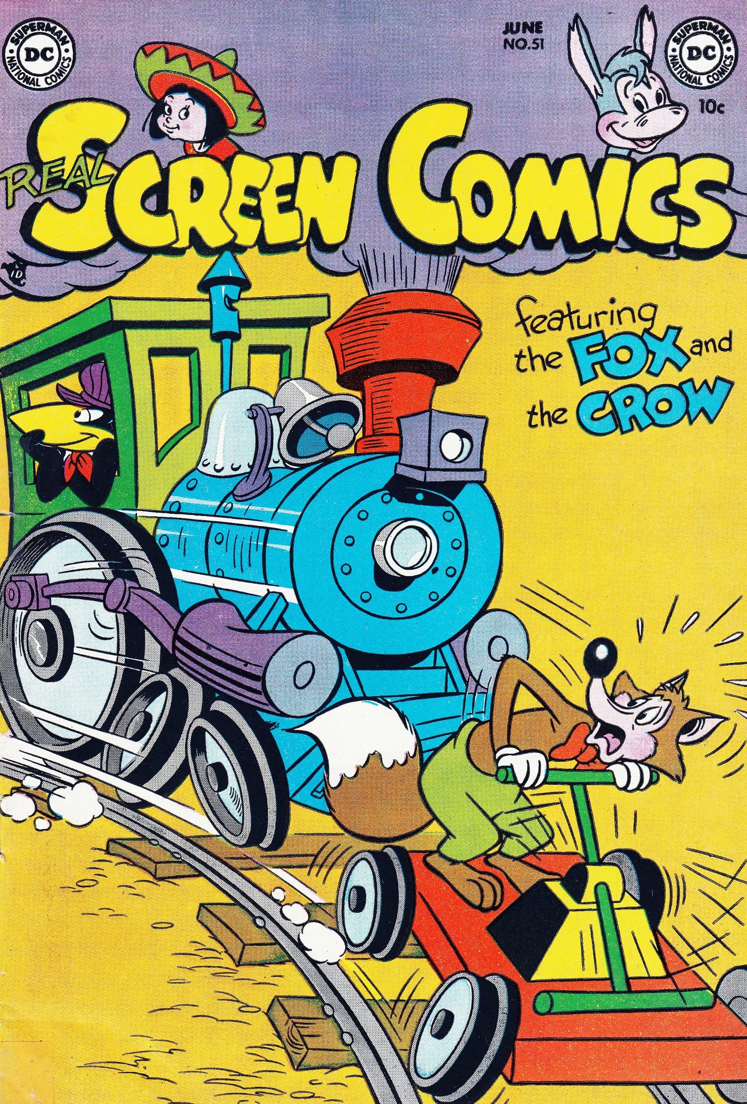 Read online Real Screen Comics comic -  Issue #51 - 1