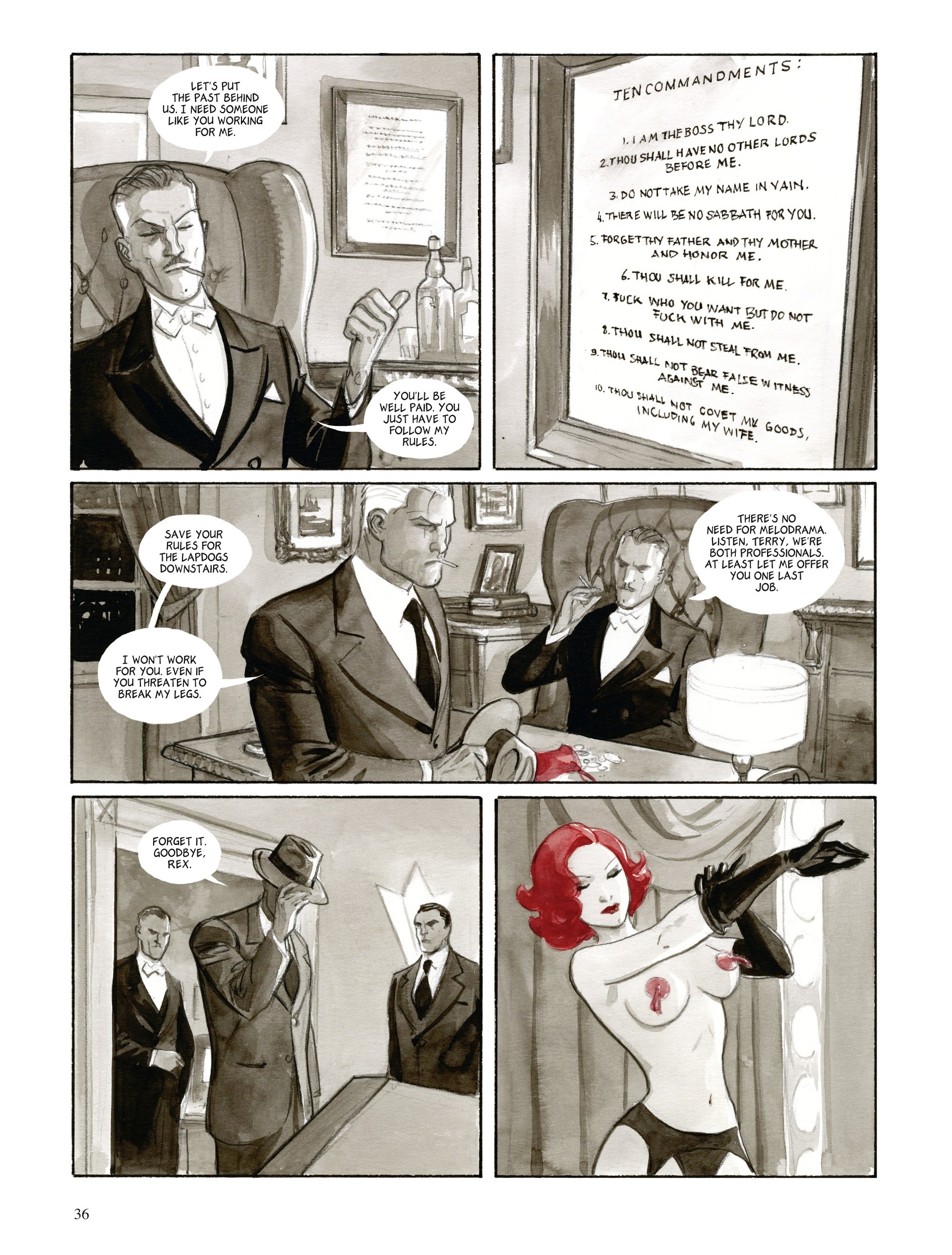 Read online Noir Burlesque comic -  Issue #1 - 35