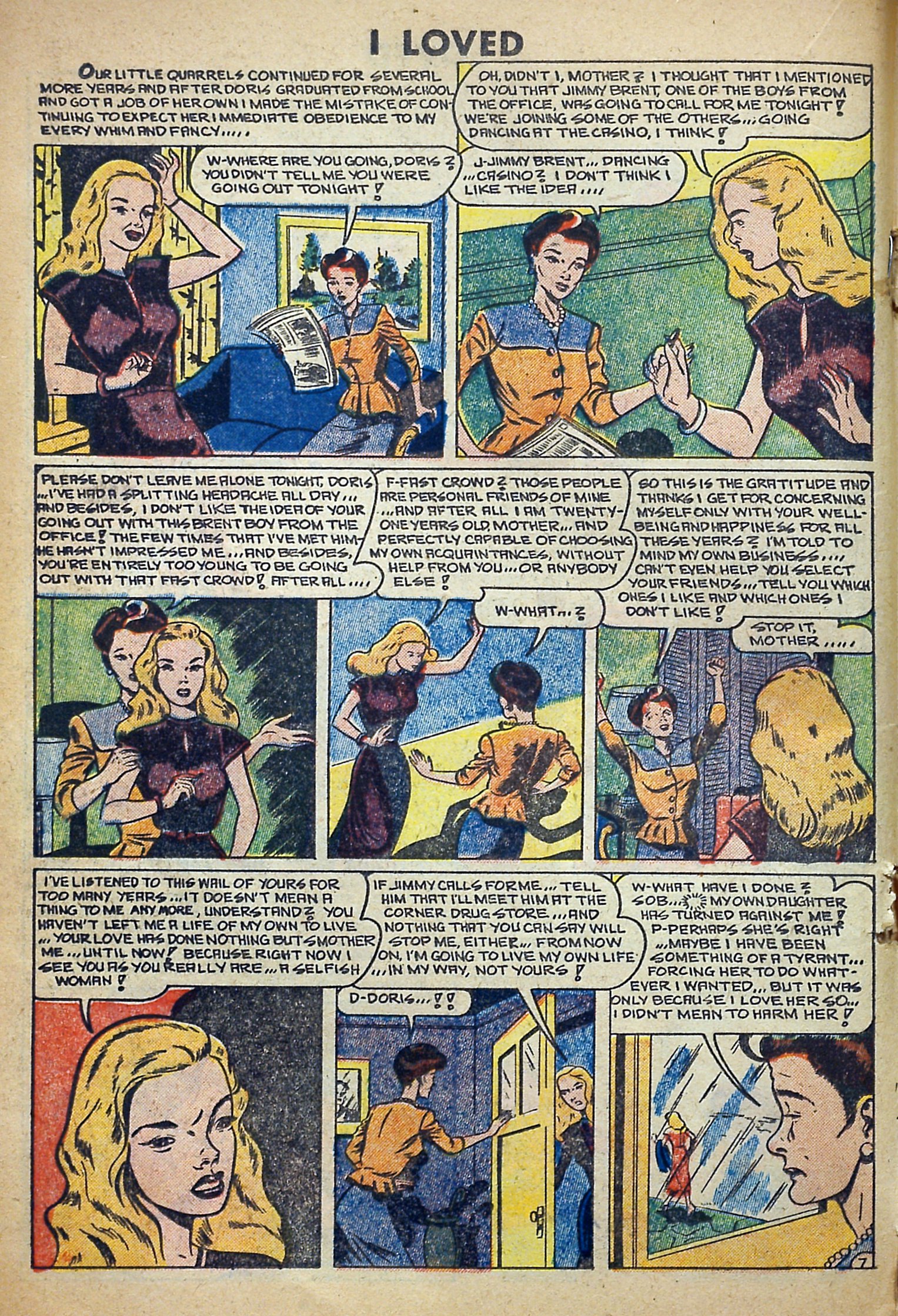 Read online I Loved Real Confession Stories comic -  Issue #28 - 18