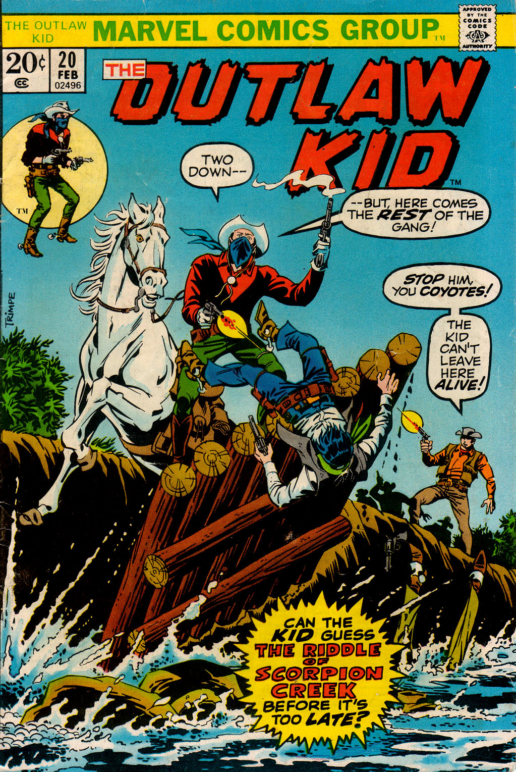 Read online The Outlaw Kid (1970) comic -  Issue #20 - 1