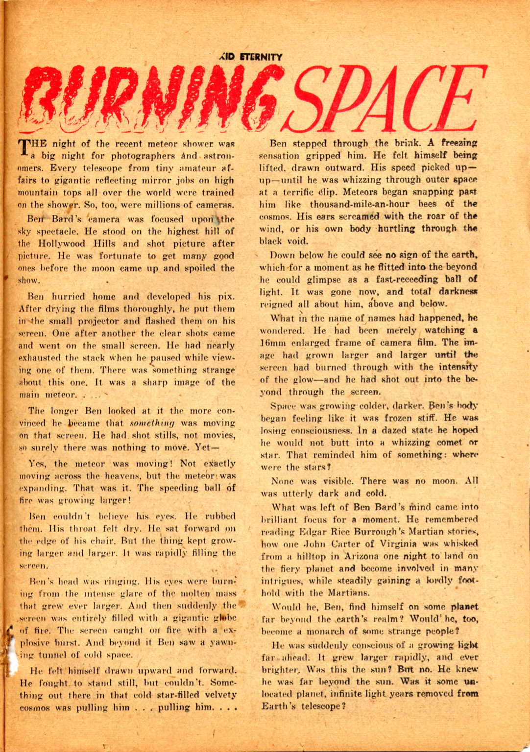 Read online Kid Eternity (1946) comic -  Issue #6 - 35