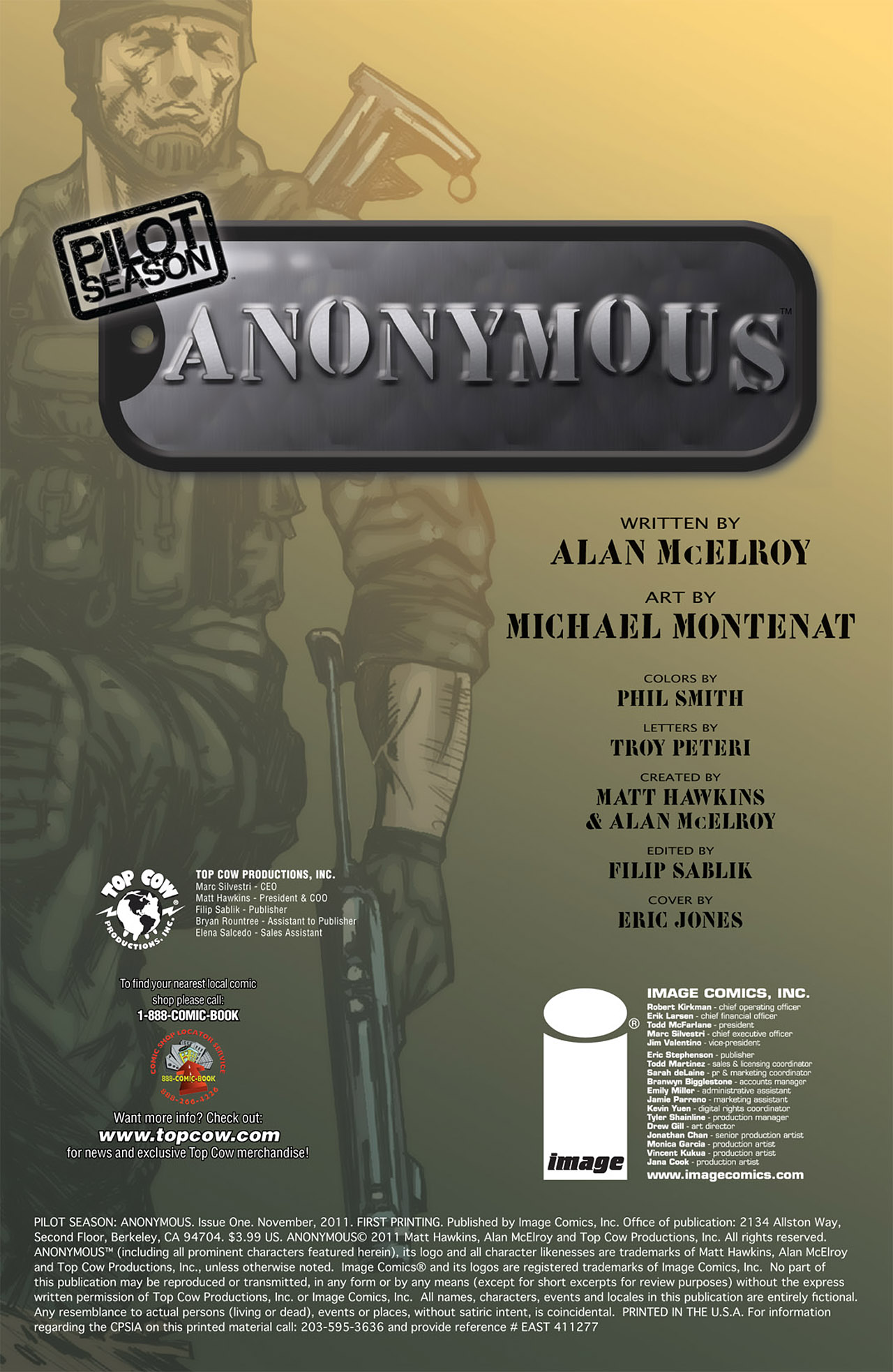 Read online Pilot Season 2011 comic -  Issue # Issue Anonymous - 2