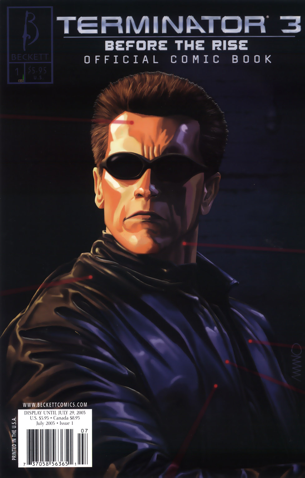 Read online Terminator 3 comic -  Issue #1 - 1