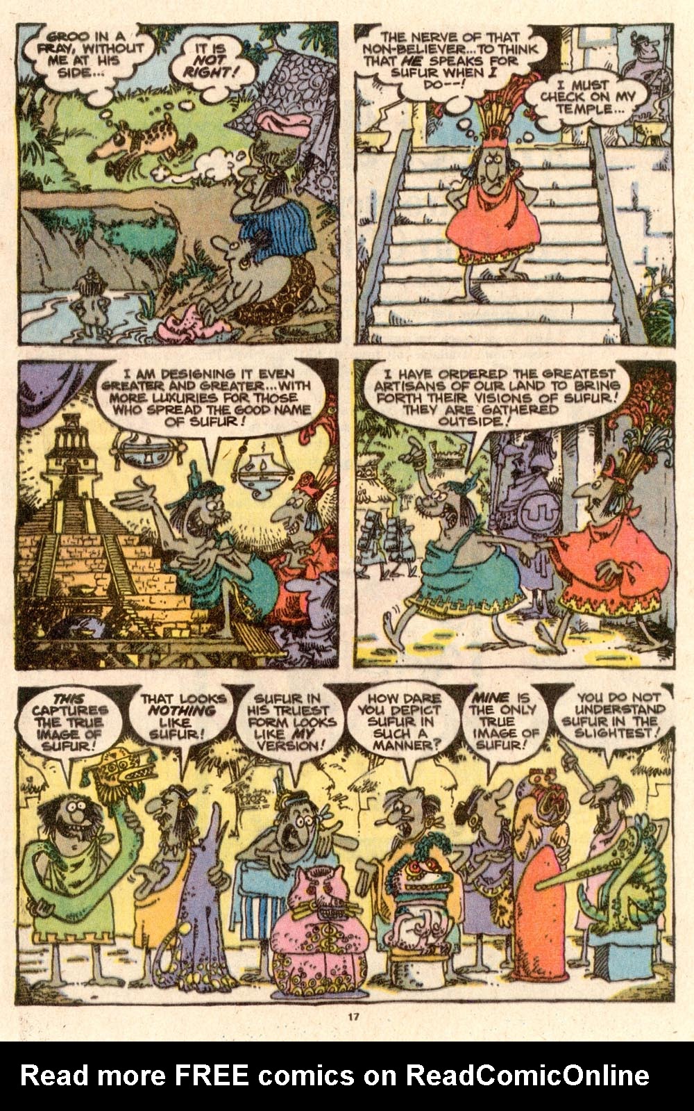 Read online Sergio Aragonés Groo the Wanderer comic -  Issue #58 - 17