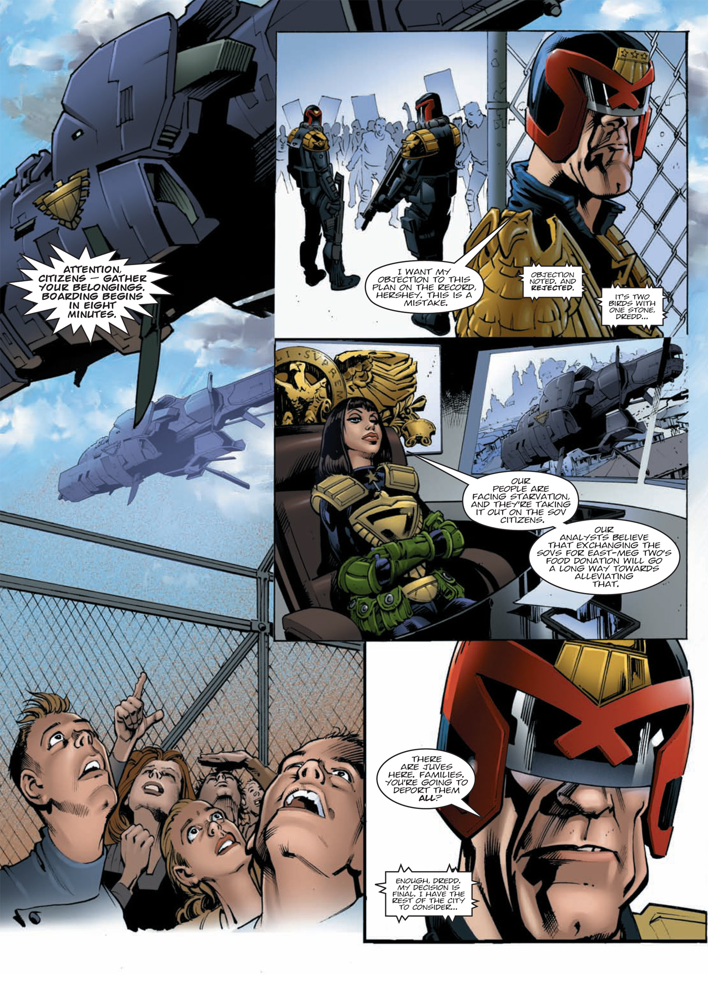 Read online Judge Dredd: Day of Chaos: Fallout comic -  Issue # TPB (Part 2) - 2