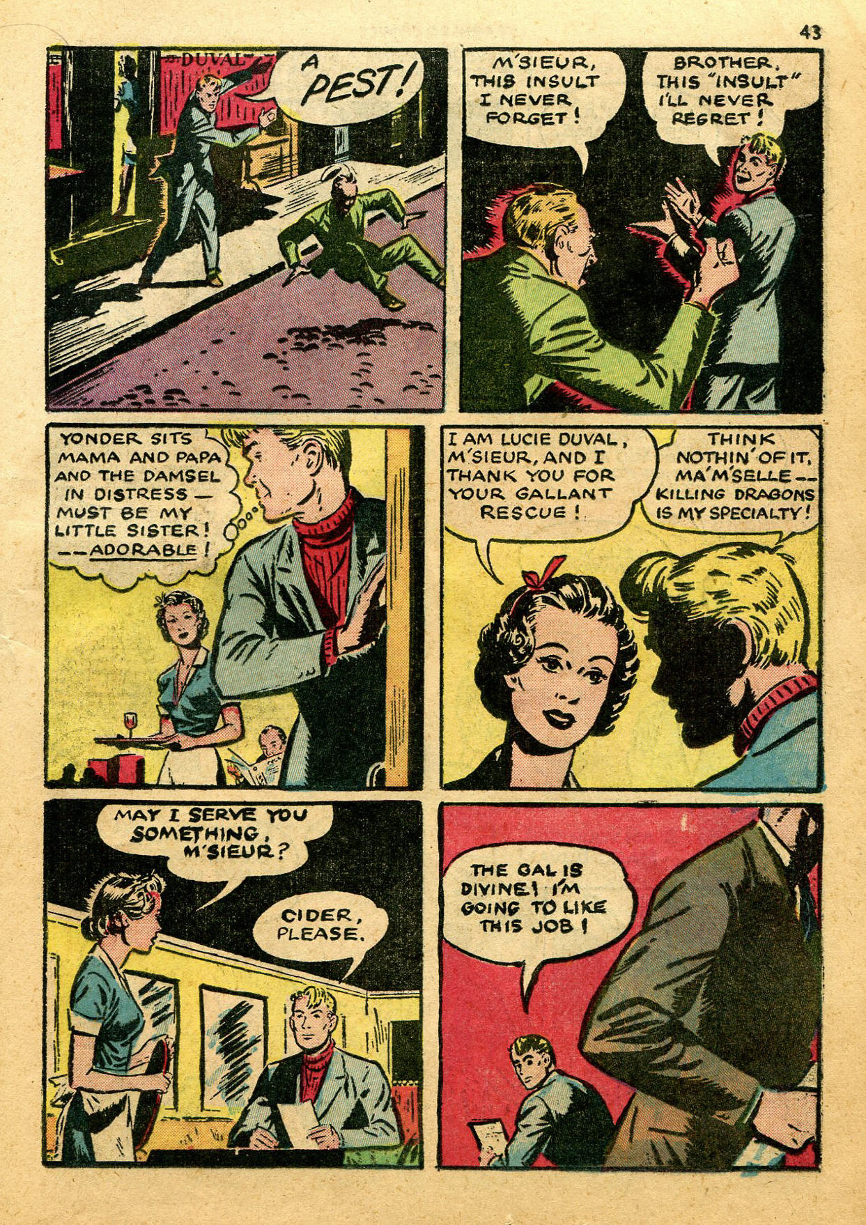 Read online Sparkler Comics comic -  Issue #23 - 41