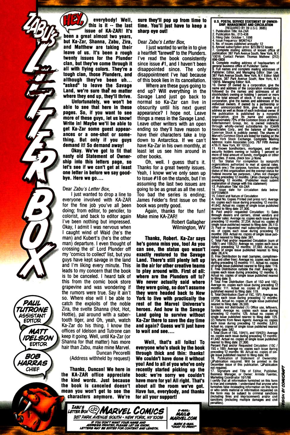 Read online Ka-Zar (1997) comic -  Issue #20 - 25
