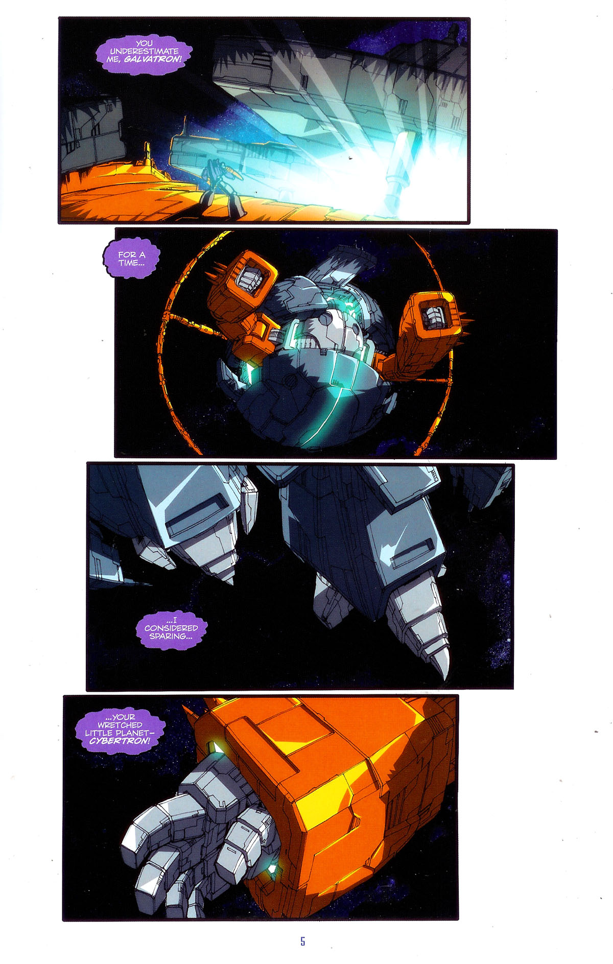 Read online The Transformers: The Animated Movie comic -  Issue #4 - 7