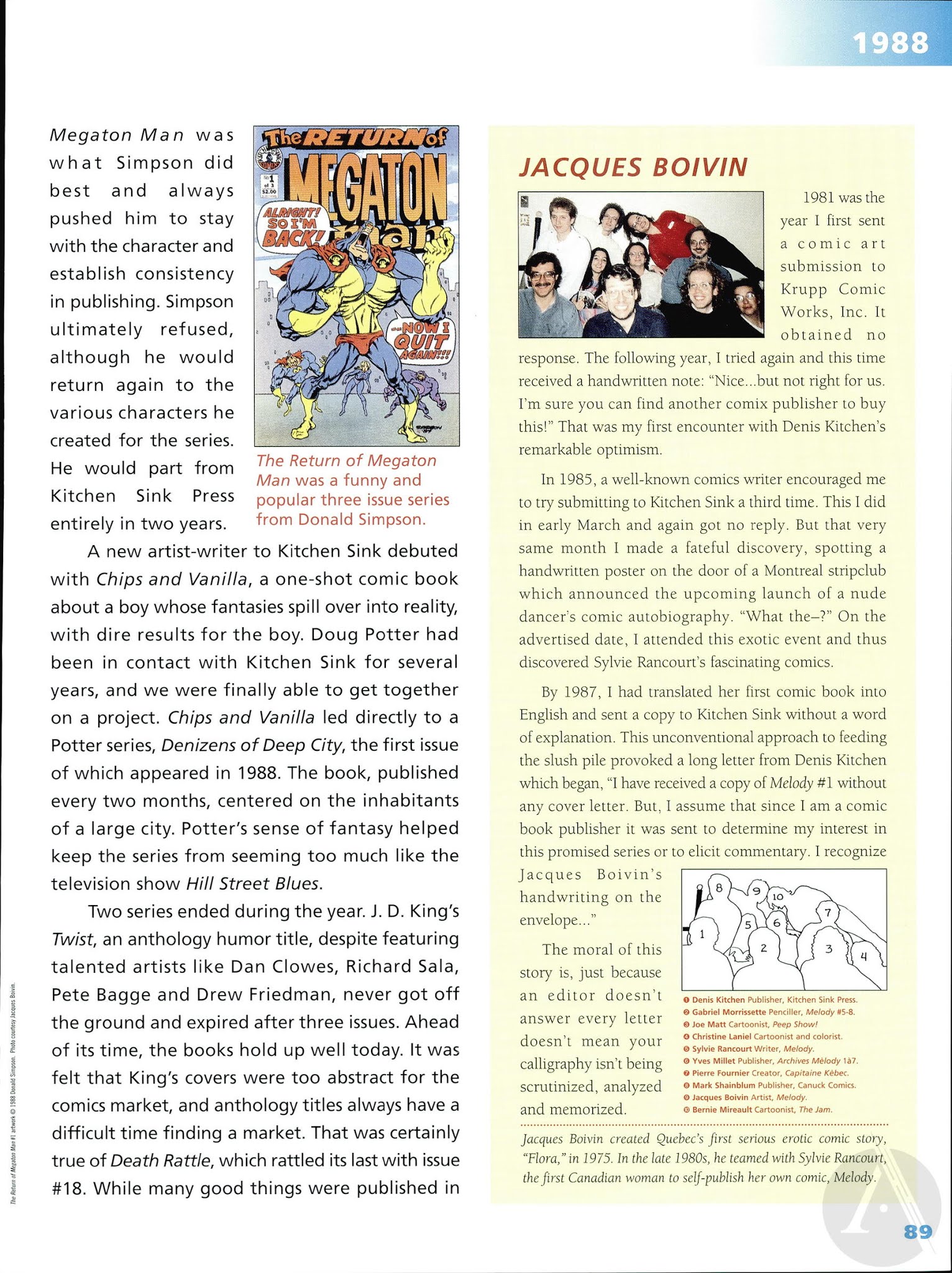 Read online Kitchen Sink Press: The First 25 Years comic -  Issue # TPB - 91