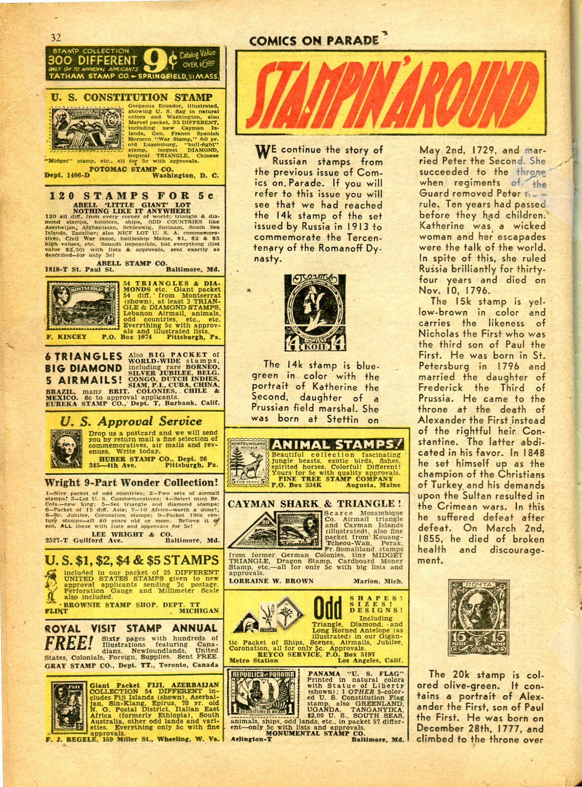 Read online Comics on Parade comic -  Issue #15 - 34