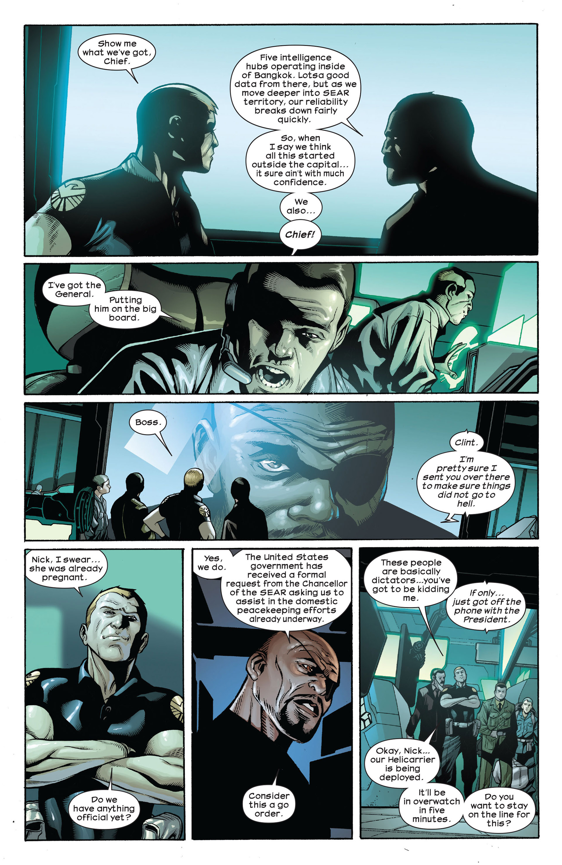 Read online Ultimate Comics Hawkeye comic -  Issue #1 - 4