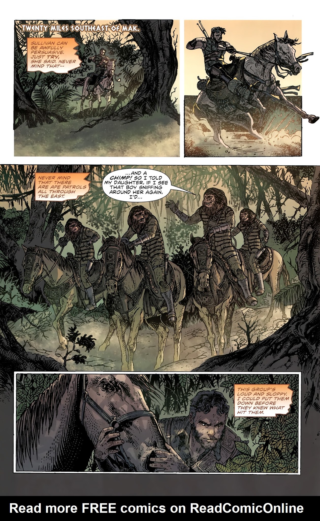 Read online Planet of the Apes (2011) comic -  Issue #6 - 8