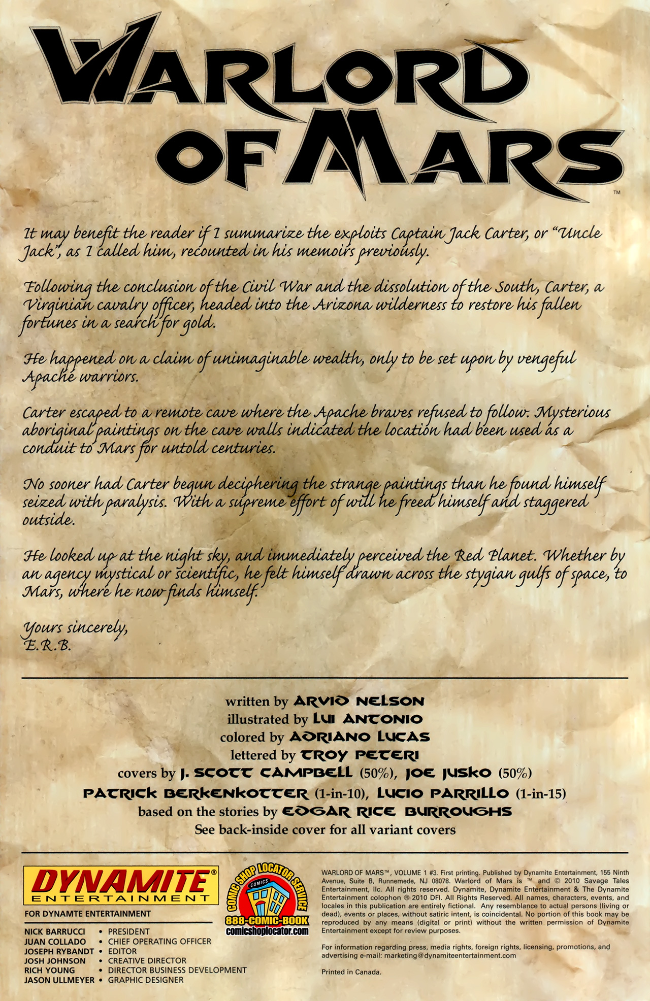 Read online Warlord of Mars comic -  Issue #3 - 3