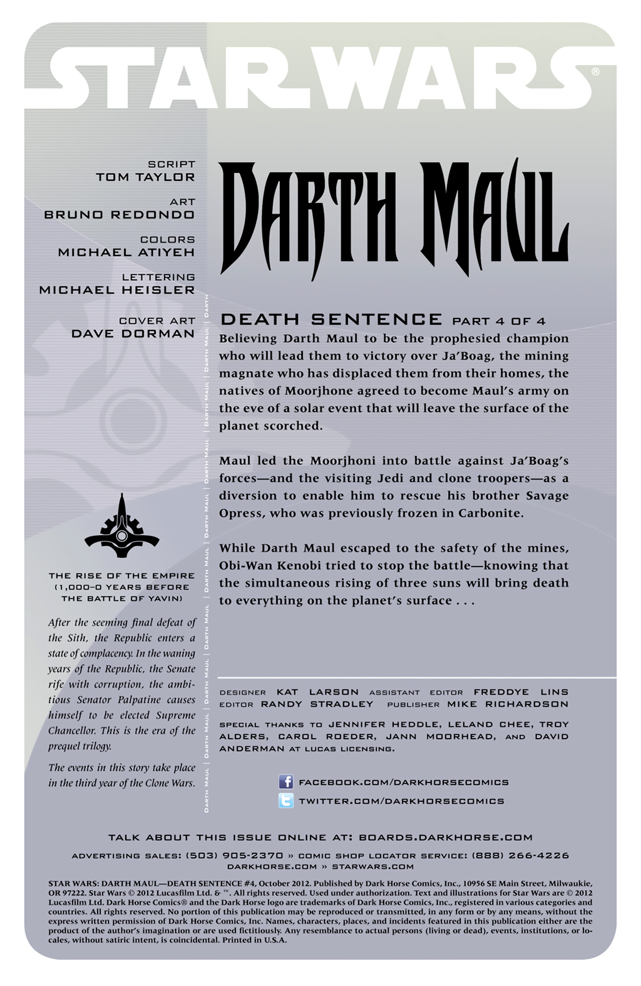 Read online Star Wars: Darth Maul - Death Sentence comic -  Issue #4 - 2