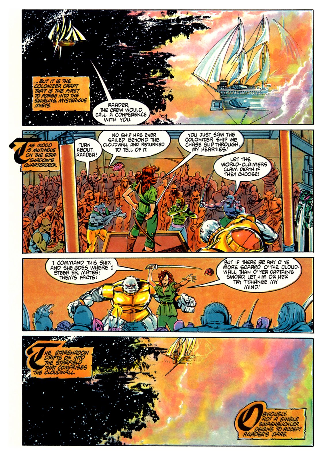Read online Marvel Graphic Novel comic -  Issue #14 - Swords of the Swashbucklers - 43