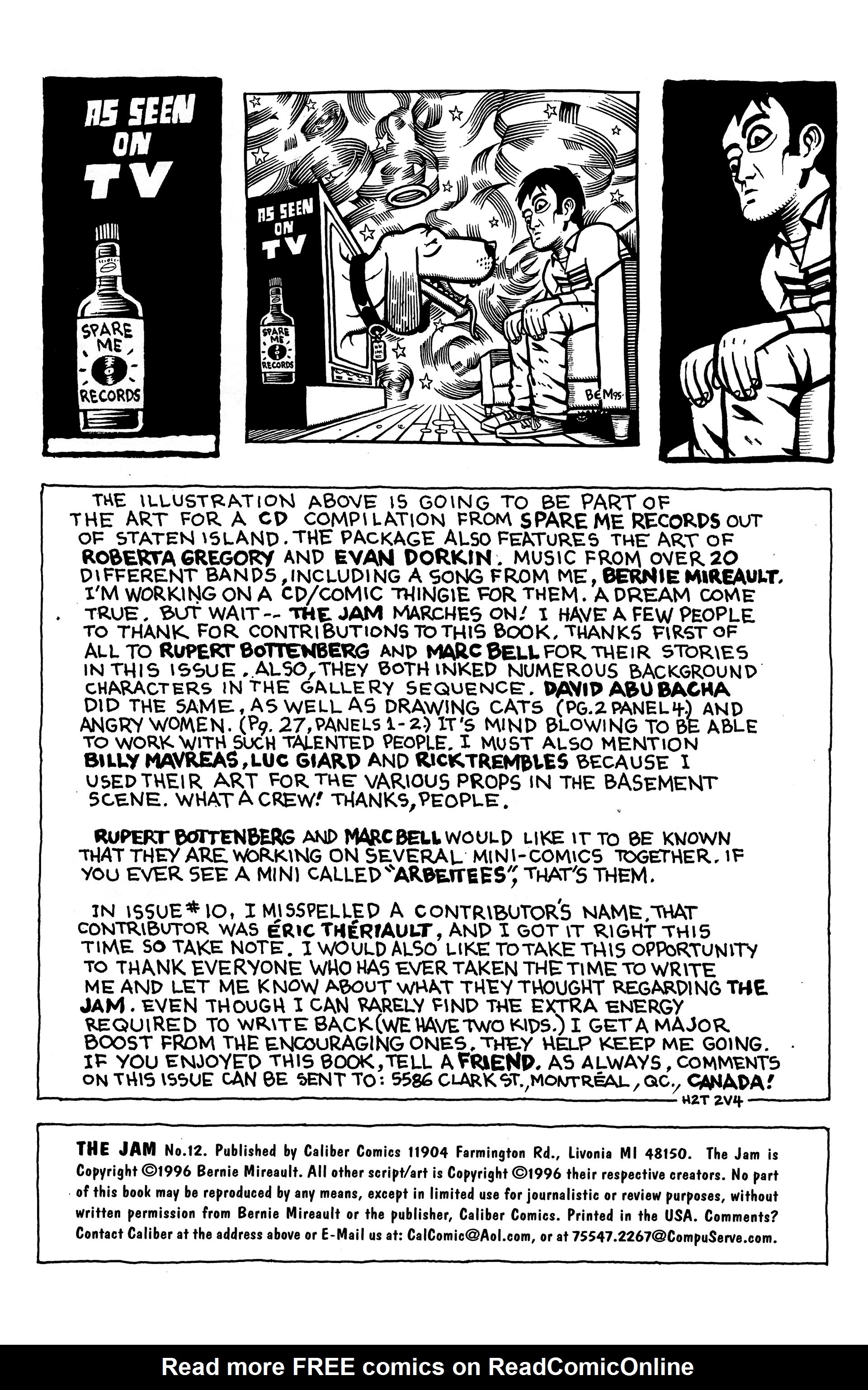 Read online The Jam comic -  Issue #12 - 2