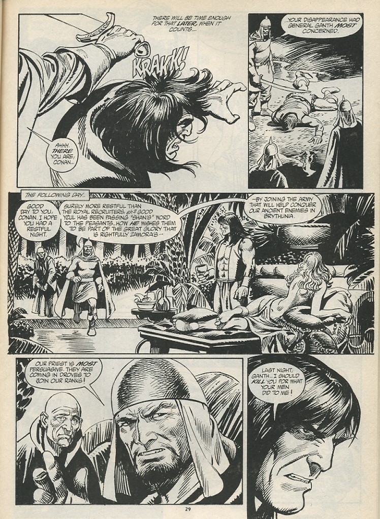 Read online The Savage Sword Of Conan comic -  Issue #181 - 31