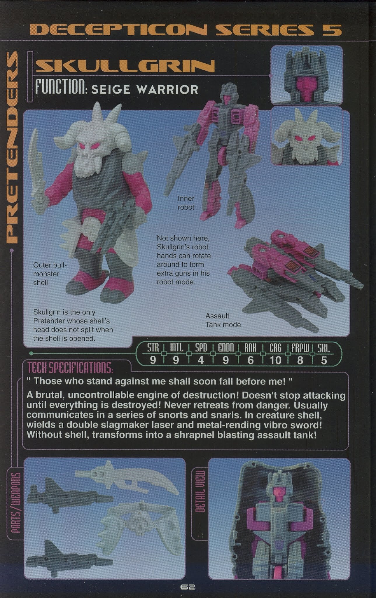 Read online Cybertronian: An Unofficial Transformers Recognition Guide comic -  Issue #4 - 64