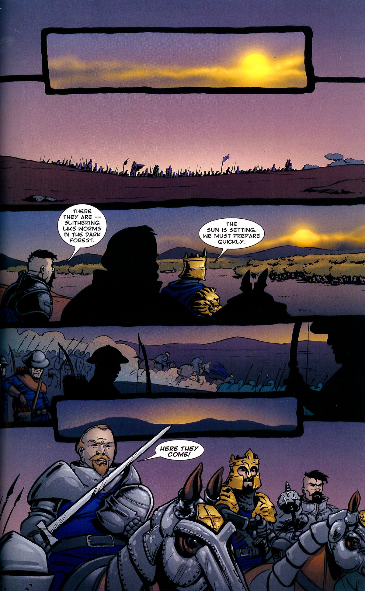 Read online Dracula vs King Arthur comic -  Issue #4 - 35