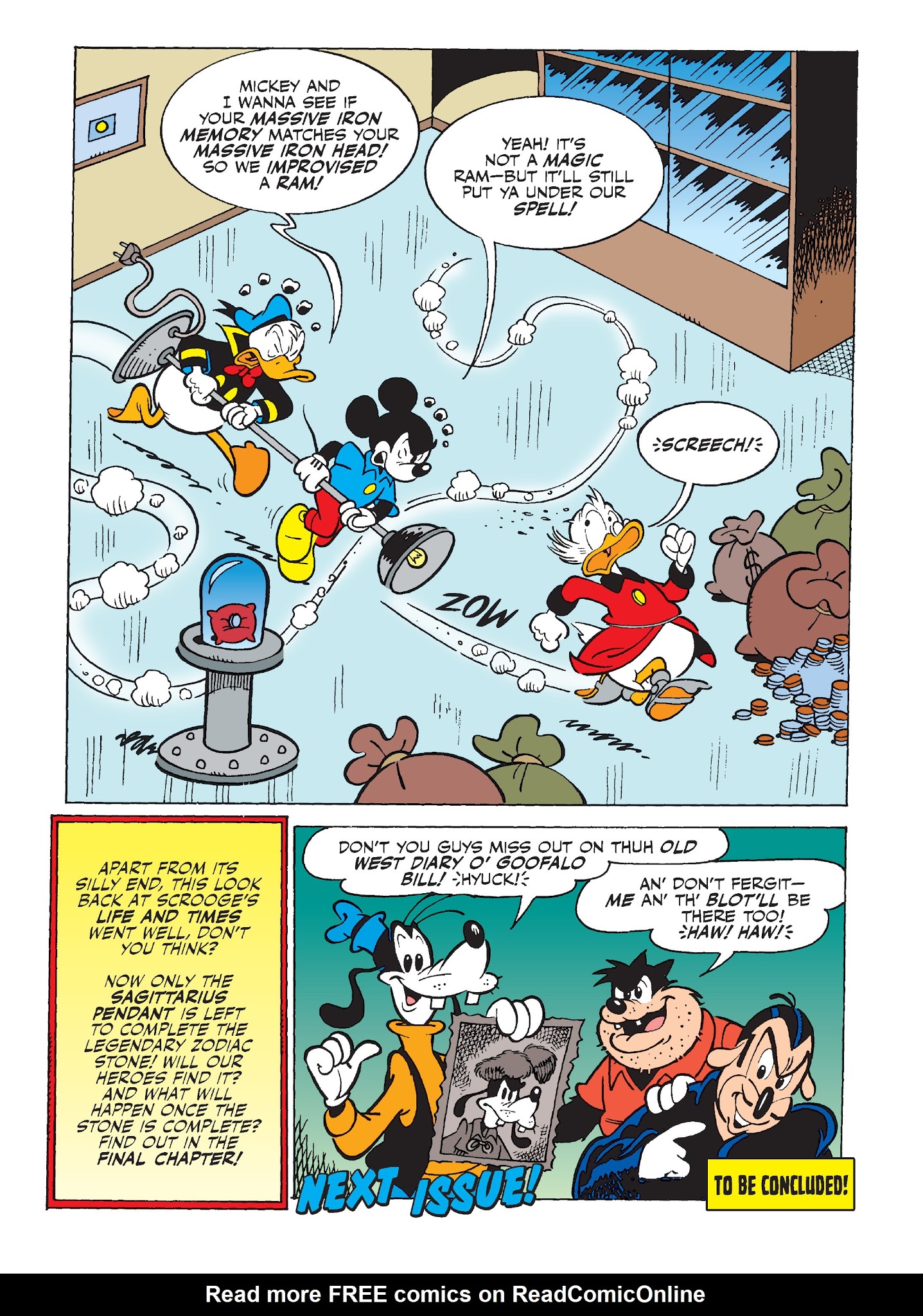Read online Mickey and Donald: The Search For the Zodiac Stone comic -  Issue # TPB - 327