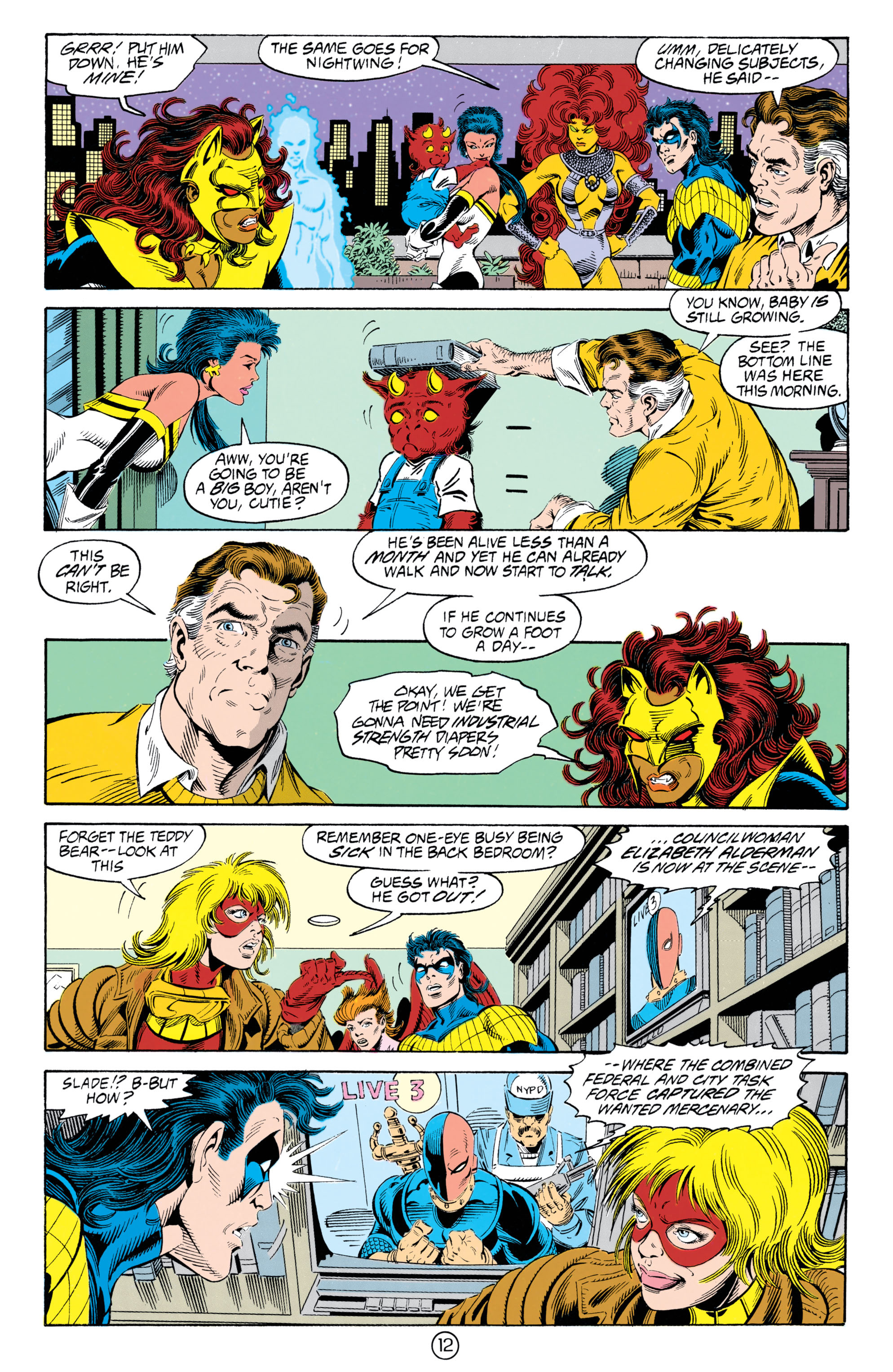 Read online The New Titans (1988) comic -  Issue #91 - 13