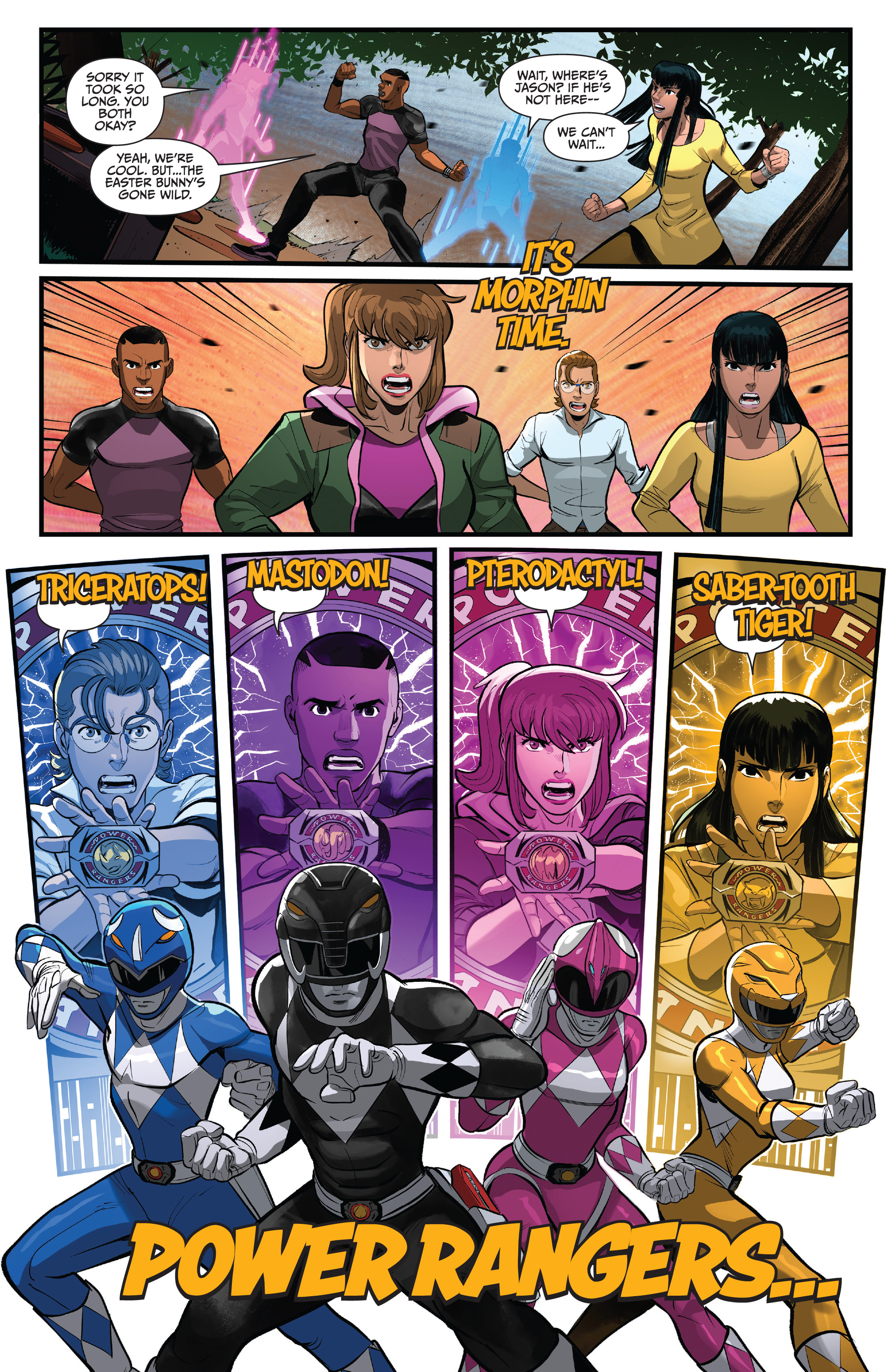 Read online Saban's Go Go Power Rangers comic -  Issue #22 - 19