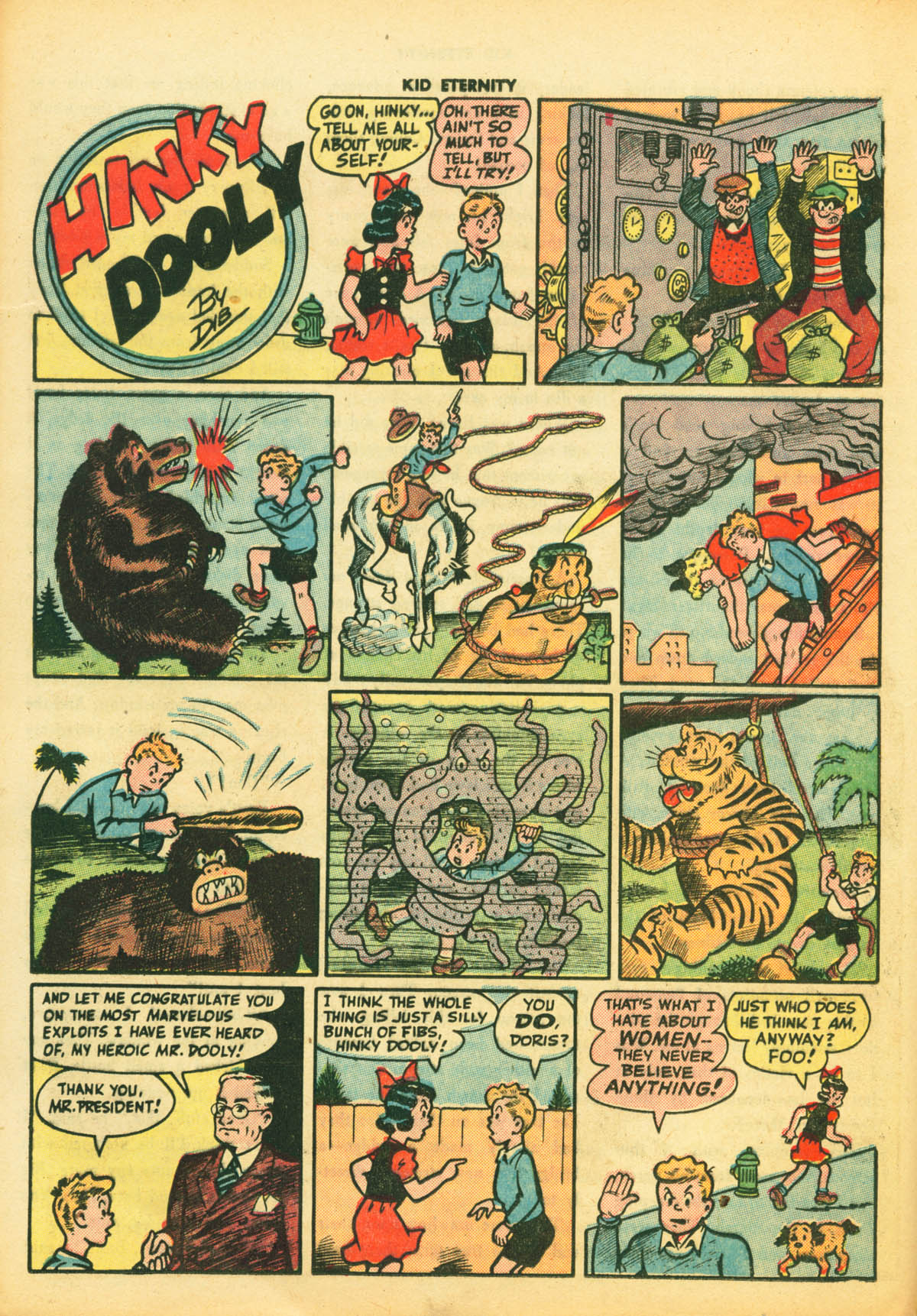 Read online Kid Eternity (1946) comic -  Issue #2 - 36