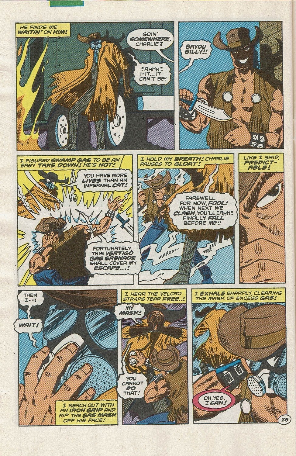 Read online The Adventures of Bayou Billy comic -  Issue #4 - 28