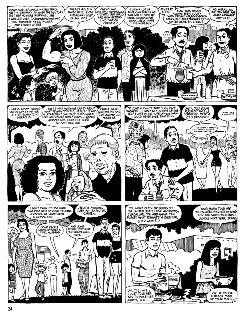 Read online Love and Rockets (1982) comic -  Issue #42 - 26