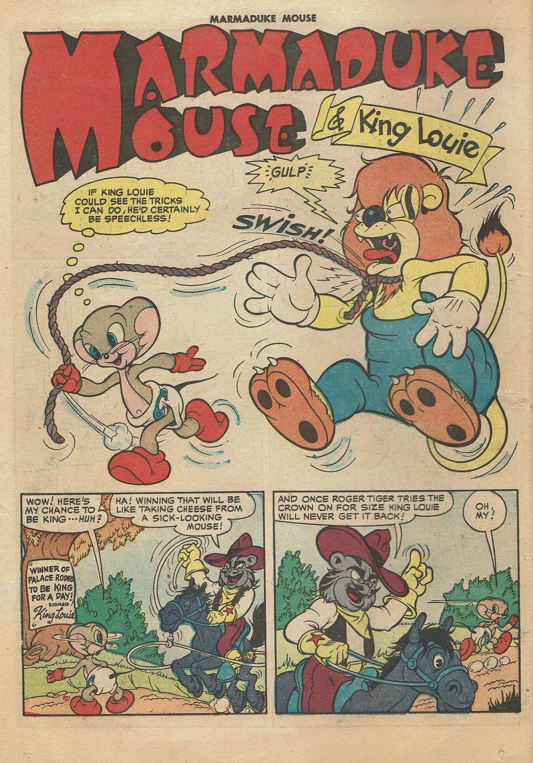Read online Marmaduke Mouse comic -  Issue #22 - 26