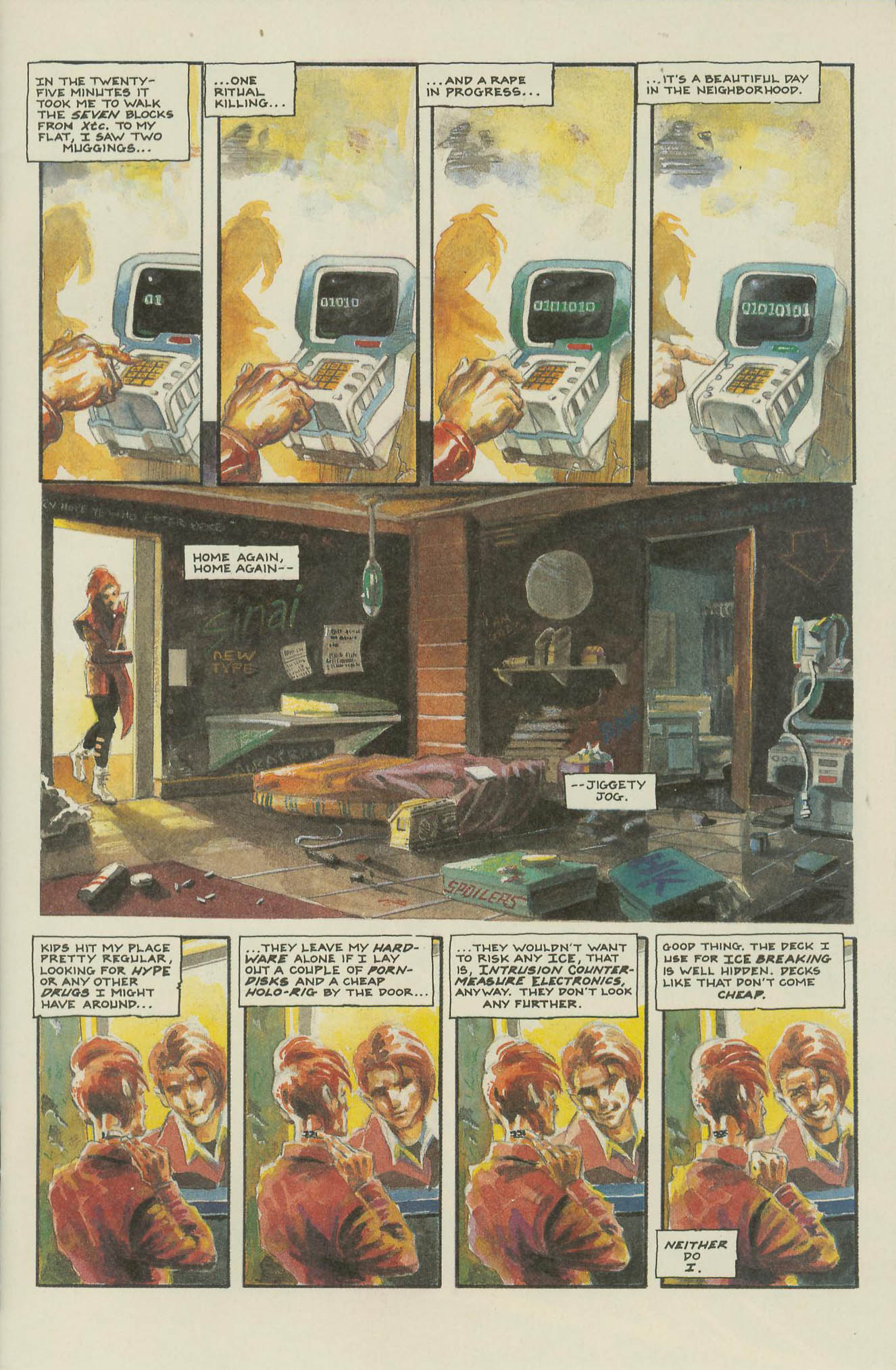 Read online Cyberpunk (1989) comic -  Issue #1 - 5