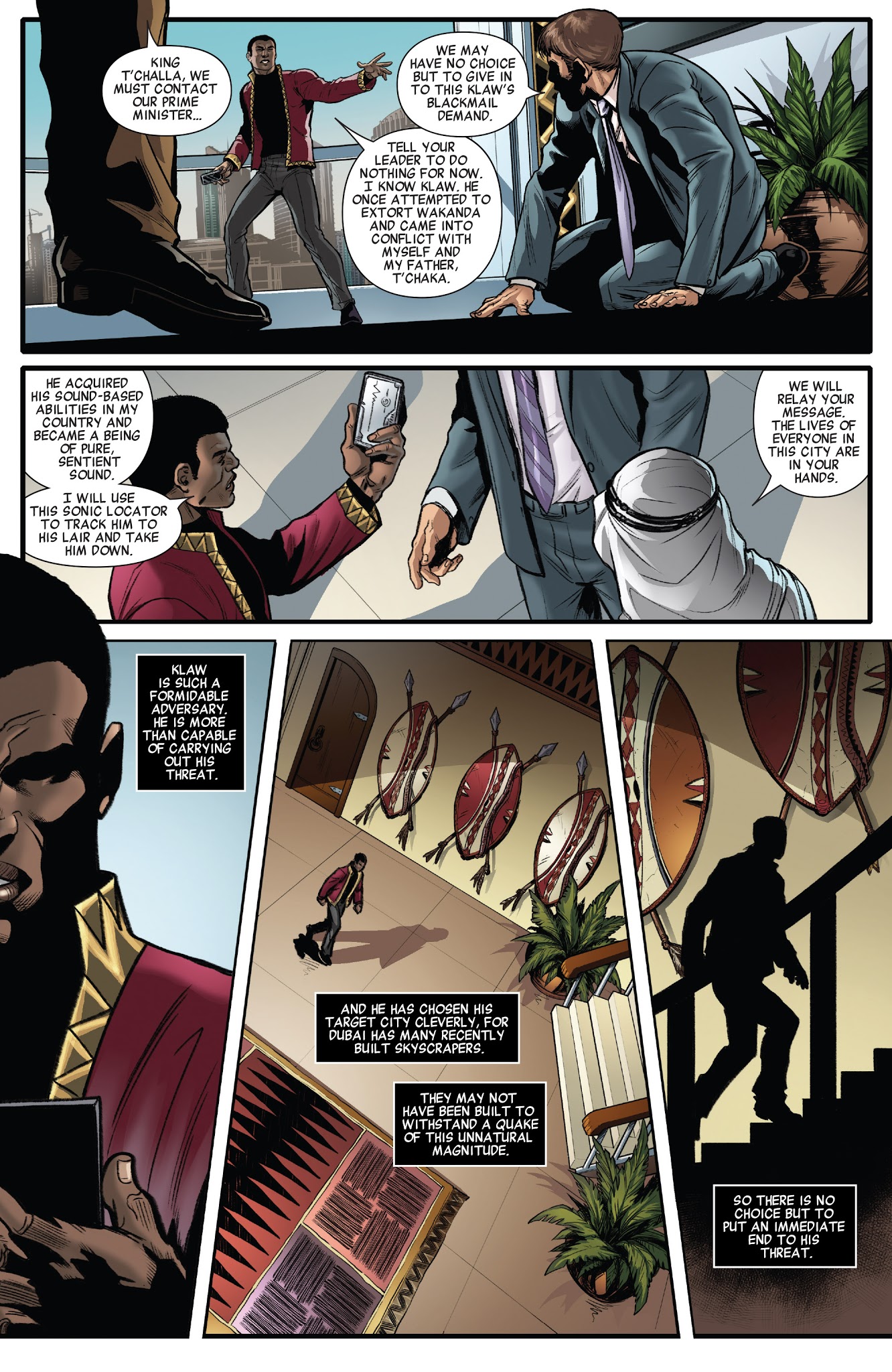 Read online Black Panther: The Sound and the Fury comic -  Issue # Full - 6