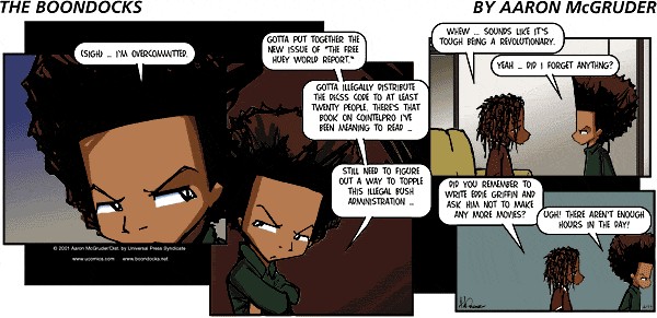 Read online The Boondocks Collection comic -  Issue # Year 2001 - 105