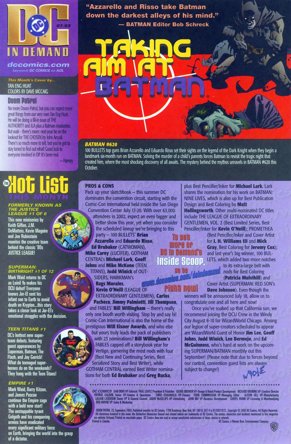 Read online Doom Patrol (2001) comic -  Issue #22 - 25