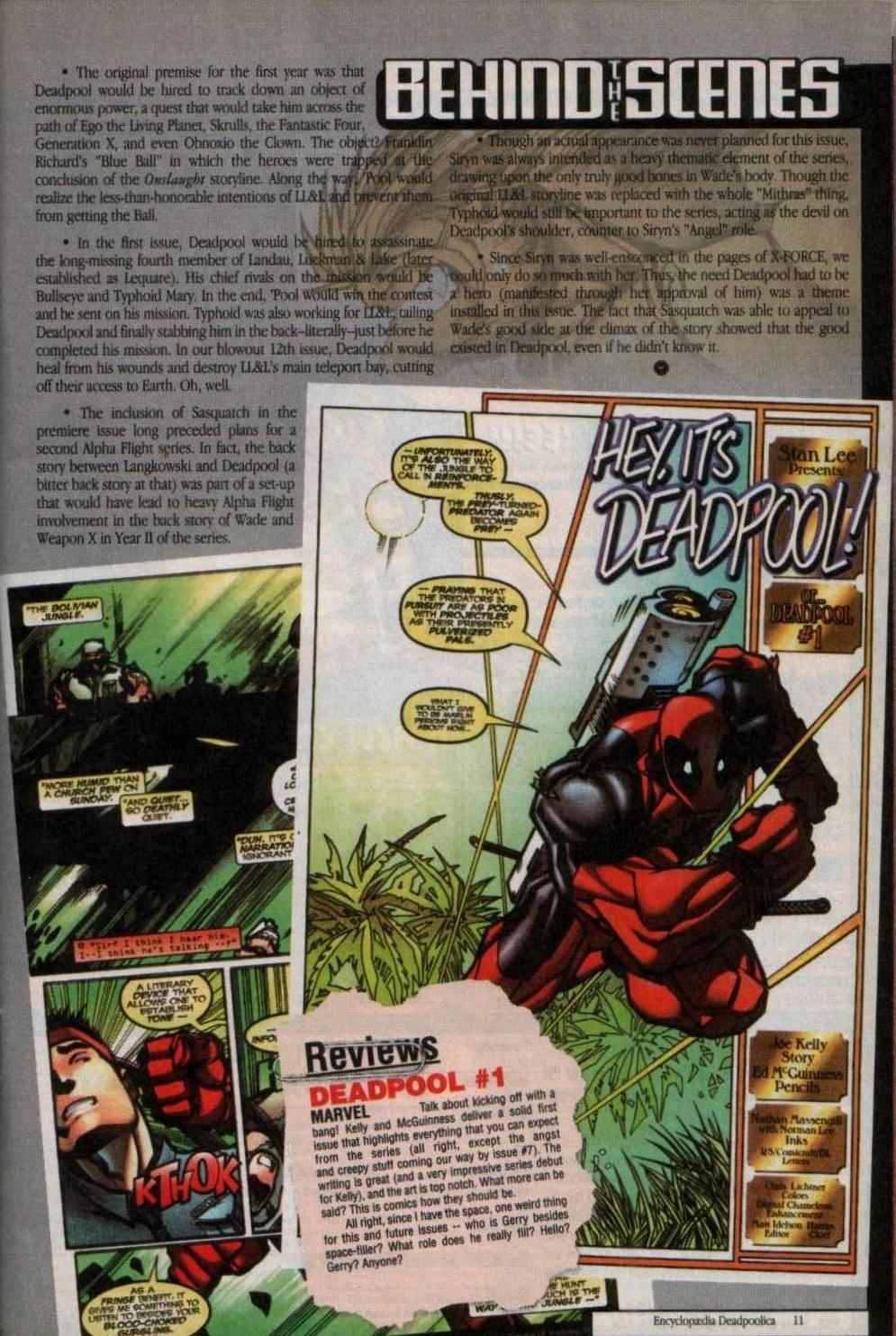Read online Encyclopædia Deadpoolica comic -  Issue # Full - 10