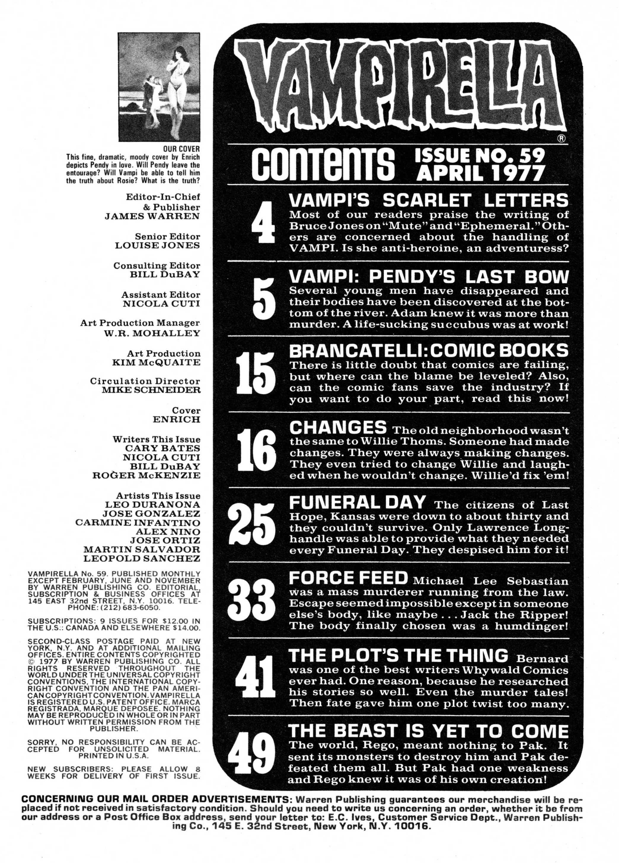 Read online Vampirella (1969) comic -  Issue #59 - 3