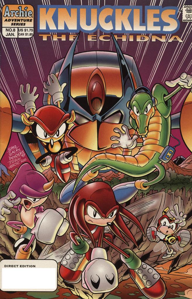 Read online Knuckles the Echidna comic -  Issue #8 - 1